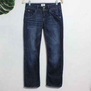 Hudson Low Rise Collin Flap Pocket Straight Leg Denim Jeans Y2K 2000s Size 25